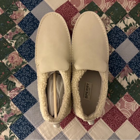 Sperry Moc-Sider Teddy Ivory, Size 9M - Picture 4 of 4
